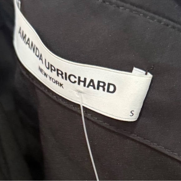 NWT Amanda Uprichard Genovia Mini Dress Black White Women’s Size Small - Picture 6 of 7